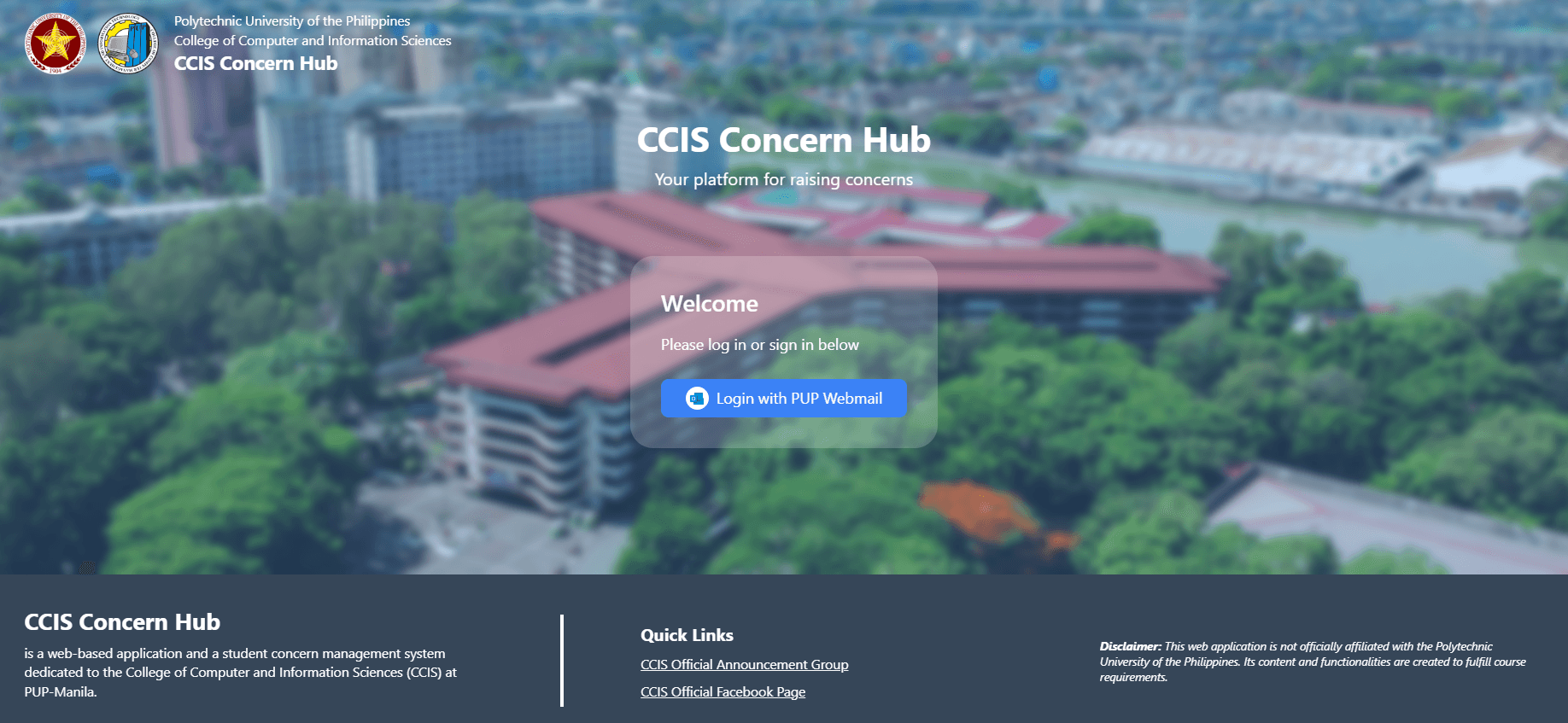 CCIS Concern Hub